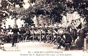 ORANIE LA LEGION - CONCERT A SIDI BEL ABBES EN 1905